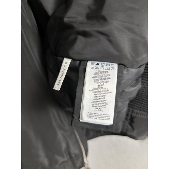 Michael Kors XXL Mens Black Zip-Up Jacket Front Pockets & High Collar Black NWTs - Picture 7 of 8